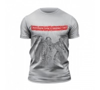 T-shirt gray with print