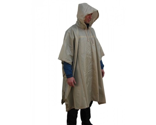 Raincoat Poncho Rip-Stop beige