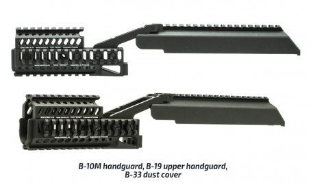 B-33 from Zenitco — a reliable dust cover with an integrated Picatinny rail: where precision meets practicality