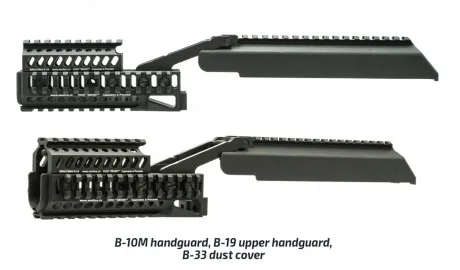 B-33 from Zenitco — a reliable dust cover with an integrated Picatinny rail: where precision meets practicality