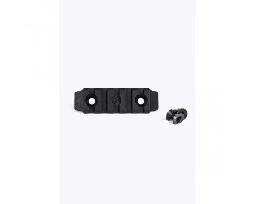 M-Lok Picatinny Rail 5 Slots, Glass-Filled Polyamide, Black by Armacon