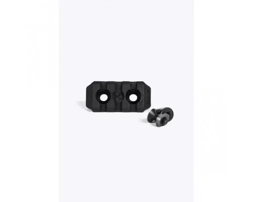 M-Lok Picatinny Rail 3 Slots, Glass-Filled Polyamide, Black by Armacon