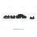 Armacon ARM-303 M-LOK 4-Slot Picatinny Rail with QD Socket — Black