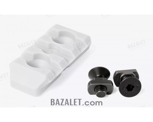 M-Lok Picatinny Rail 3 Slots, Glass-Filled Polyamide, Blizzard by Armacon