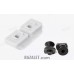 M-Lok Picatinny Rail 3 Slots, Glass-Filled Polyamide, Blizzard by Armacon