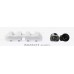 M-Lok Picatinny Rail 3 Slots, Glass-Filled Polyamide, Blizzard by Armacon