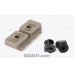 M-Lok Picatinny Rail 3 Slots, Glass-Filled Polyamide, FDE (Flat Dark Earth) by Armacon