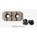 M-Lok Picatinny Rail 3 Slots, Glass-Filled Polyamide, FDE (Flat Dark Earth) by Armacon