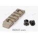 M-Lok Picatinny Rail 5 Slots, Glass-Filled Polyamide, FDE by Armacon