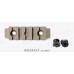 M-Lok Picatinny Rail 5 Slots, Glass-Filled Polyamide, FDE by Armacon