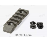 M-Lok Picatinny Rail 5 Slots Glass-Filled Polyamide ODG by Armacon