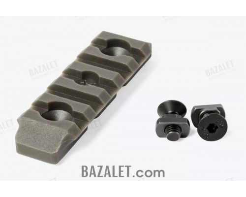 M-Lok Picatinny Rail 5 Slots Glass-Filled Polyamide ODG by Armacon