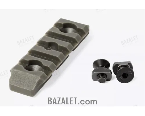 M-Lok Picatinny Rail 5 Slots Glass-Filled Polyamide ODG by Armacon