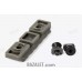 M-Lok Picatinny Rail 5 Slots Glass-Filled Polyamide ODG by Armacon