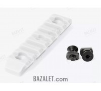M-Lok Picatinny Rail 7 Slots Glass-Filled Polyamide Blizzard by Armacon
