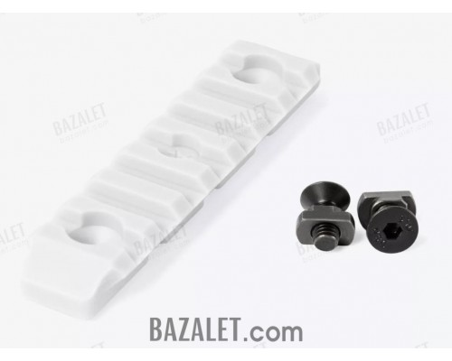 M-Lok Picatinny Rail 7 Slots Glass-Filled Polyamide Blizzard by Armacon