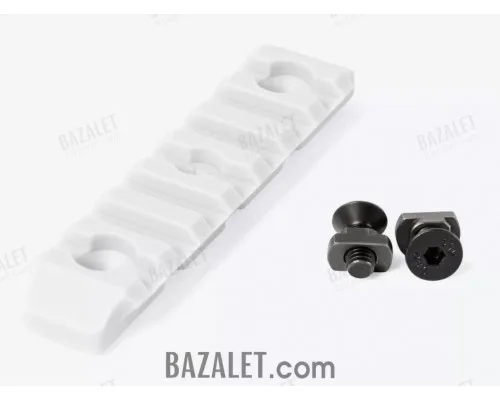 M-Lok Picatinny Rail 7 Slots Glass-Filled Polyamide Blizzard by Armacon