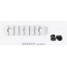 M-Lok Picatinny Rail 7 Slots Glass-Filled Polyamide Blizzard by Armacon