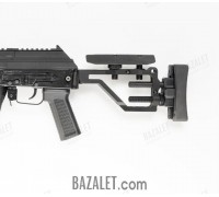 SAG Adjustable Stock with 5.5mm Adapter - CNC Aluminum, Tool-Free Adjustment
