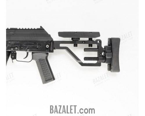 SAG Adjustable Stock with 5.5mm Adapter - CNC Aluminum, Tool-Free Adjustment