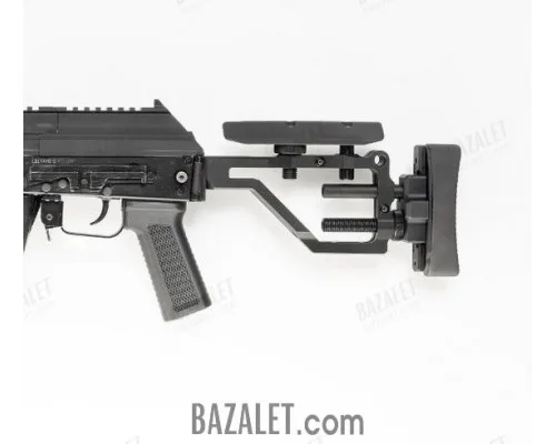 SAG Adjustable Stock with 5.5mm Adapter - CNC Aluminum, Tool-Free Adjustment