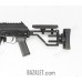 SAG Adjustable Stock with 5.5mm Adapter - CNC Aluminum, Tool-Free Adjustment