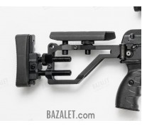 SAG Adjustable Stock for Folding Marksman Platforms - CNC Aluminum, Tool-Free