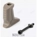 Vertical grip-stop M-Lok, glass-filled polyamide, FDE (Flat Dark Earth)