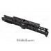 Zenitco Leader-S Handguard Kit - Reinforced CNC D16T Aluminum Modular Handguard System for AK-Pattern Carbines (Basis Rails on 4 Sides, Black)