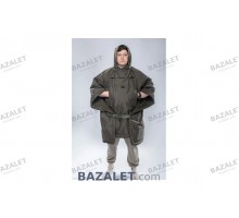 Expert-Tex Cape-Bag Transformer Poncho - 5 in 1, Fleece Lined