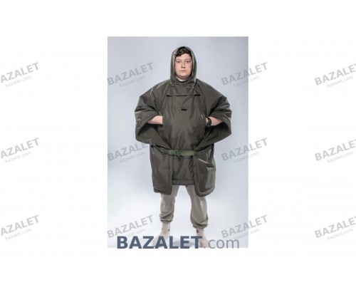 Expert-Tex Cape-Bag Transformer Poncho - 5 in 1, Fleece Lined