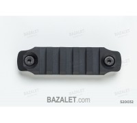 SAG M-LOK Picatinny Rail Section - 5-Slot 1913 CNC Aluminum