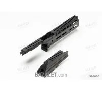 SAG MK3 SLIM Chassis - 4-Slot M-LOK with Rear Sight Cutout (CNC Aluminum)