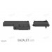 SAG Tigr-pattern Cover Optic Mount - CNC Aluminum Dual 1913 Rail Receiver Cover