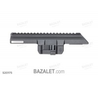 SAG Side-Rail QD Cover Optic Mount - CNC Aluminum 1913 (19-Slot, Low Profile)