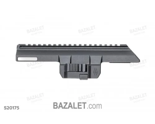 SAG Side-Rail QD Cover Optic Mount - CNC Aluminum 1913 (19-Slot, Low Profile)