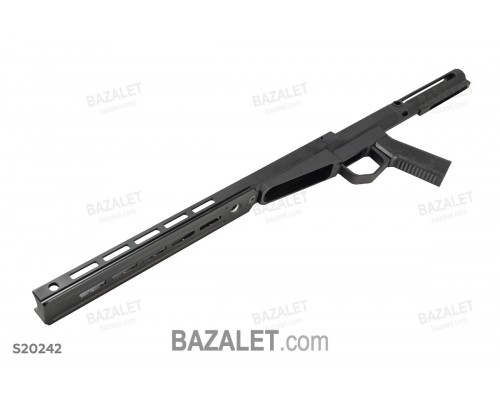 SAG Los-145 Chassis with AR Stock Adapter - CNC Aluminum, M-LOK & ARCA Rail