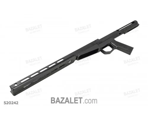 SAG Los-145 Chassis with AR Stock Adapter - CNC Aluminum, M-LOK & ARCA Rail
