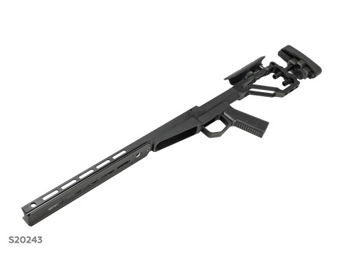 SAG Los-145 Chassis with Adjustable Stock Â– CNC Aluminum, M-LOK & ARCA Rail