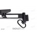 SAG ATOM Minimalist Stock - CNC Aluminum, Adjustable Cheek Riser