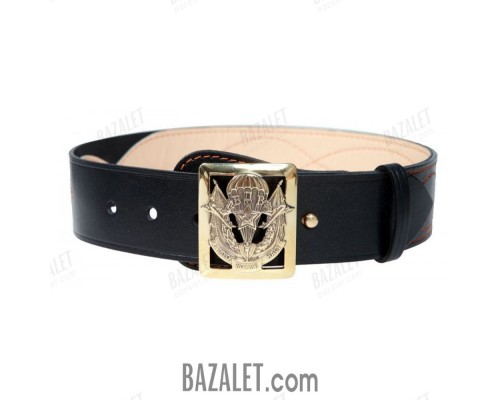 Airborne leather belt