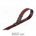 Belt with brass buckle