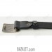 Belt with brass buckle