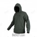 Fleece hooded jacket