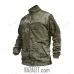 Fleece sweatshirt with pads and stand collar