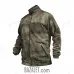Fleece sweatshirt with pads and stand collar