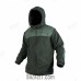 Fleece sweatshirt with reinforcement pads