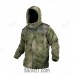 Fleece sweatshirt with reinforcement pads