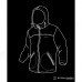 Fleece sweatshirt with reinforcement pads