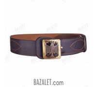 Officer leather belt, German pattern